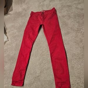 Maje Bold Red Denim
